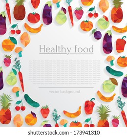 Healthy food concept