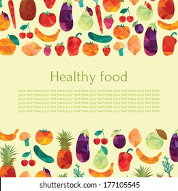 Healthy food concept