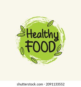 vector de concepto de alimentos saludables
