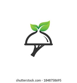 healthy food delivery vector icon template