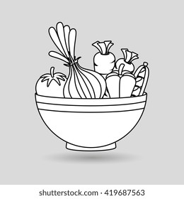 healthy food  design 