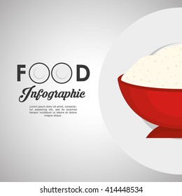 healthy  food design. infographic icon. menu concept 