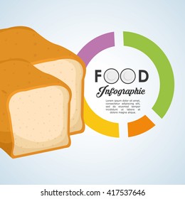 healthy  food design. infographic icon. menu concept 