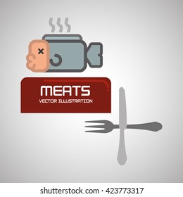 Healthy food design. Healthy lifestyle icon. Flat illustration
