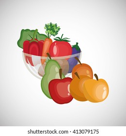 Healthy food design. organic food. natural product