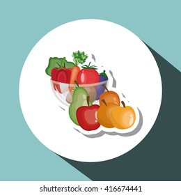 Healthy food design. organic food. natural product