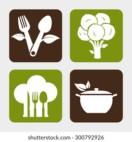 healthy food design, vector illustration eps 10.