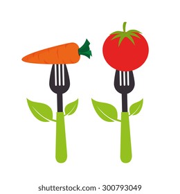 healthy food design, vector illustration eps 10.
