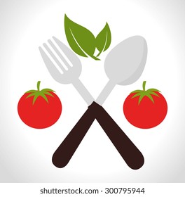 healthy food design, vector illustration eps 10.