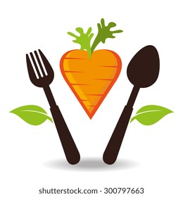 healthy food design, vector illustration eps 10.