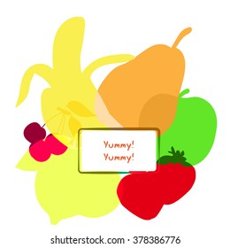 Healthy food design. Vector illustration.