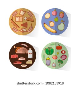 healthy food diet set products