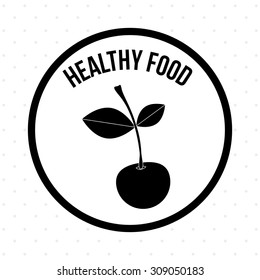 Healthy food digital design, vector illustration eps 10