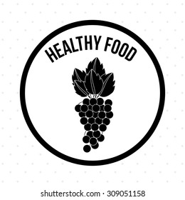 Healthy food digital design, vector illustration eps 10