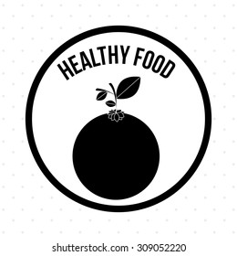 Healthy food digital design, vector illustration eps 10