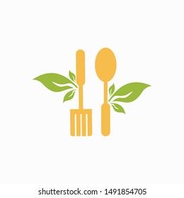 
healthy food and drink logo Vector. 