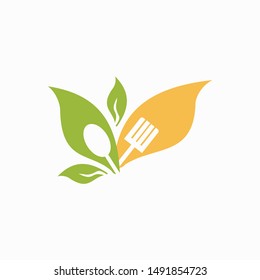 
healthy food and drink logo Vector. 