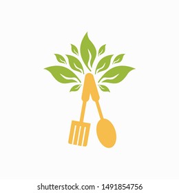 
healthy food and drink logo Vector. 