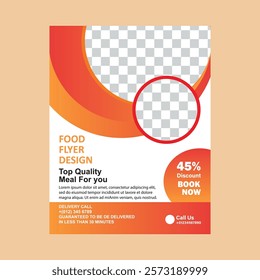 Healthy Food Flyer template Design