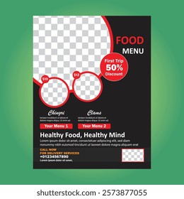 Healthy Food Flyer template Design