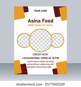 Healthy Food Flyer template Design