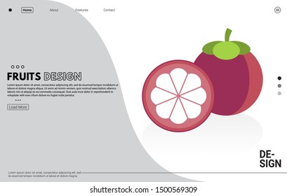 Healthy food fruit flat vector illustration concept,can be used for landing page, ui, web, app intro card, editorial, flyer, poster, and banner. Healthy food flat vector concept couple.