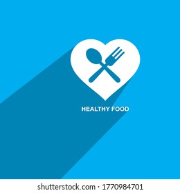 healthy food icon, health icon vector