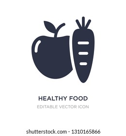 healthy food icon on white background. Simple element illustration from Food concept. healthy food icon symbol design.