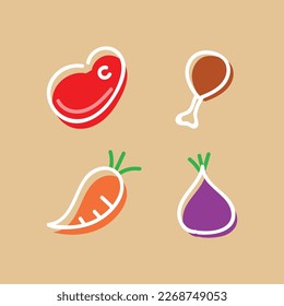 Healthy Food Icon Vector Illustration 1