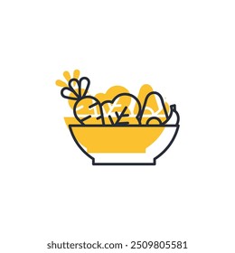 healthy food icon vector illustration. healthy food symbol isolated on white background