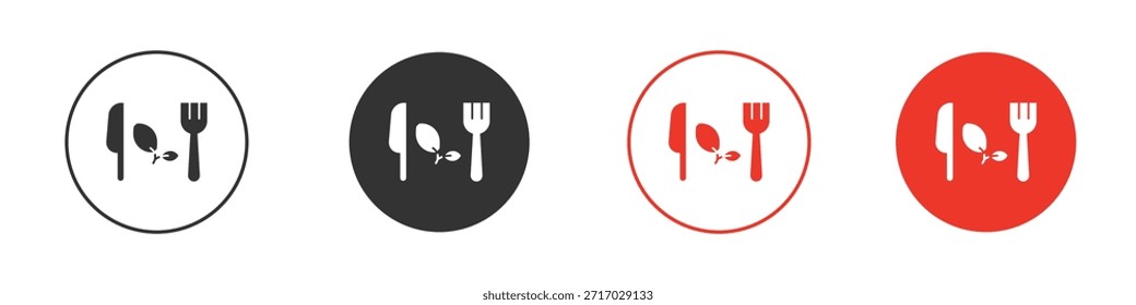 Icono de comida saludable. Diseño de Vector de Web
