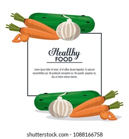 Healthy food infographic