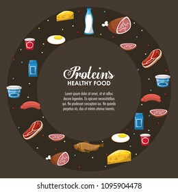Healthy food infographic