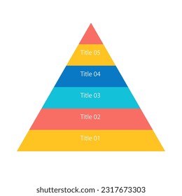 Healthy food infographic pyramid chart design template. Nutrition and lifestyle. Health care. Editable infochart with hierarchical graphs. Visual data presentation. Myriad Pro-Regular font used