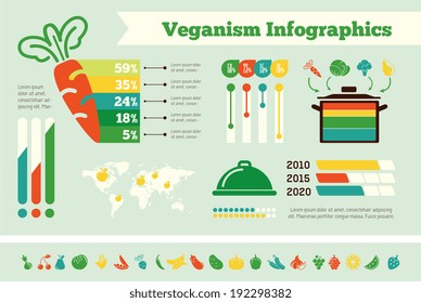 Healthy Food Infographic Template.