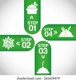 healthy food infographics design, vector illustration eps10 graphic 