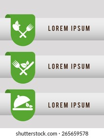 healthy food infographics design, vector illustration eps10 graphic 