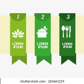 healthy food infographics design, vector illustration eps10 graphic 