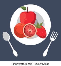 healthy food life style icons vector illustration design