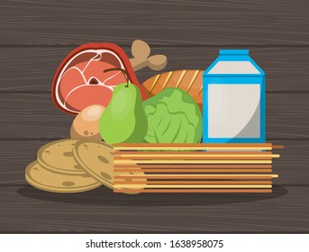healthy food life style icons vector illustration design