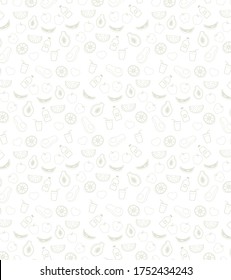 healthy food lifestyle pattern background vector illustration design