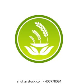 Healthy food logo