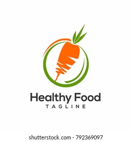 Healthy food logo