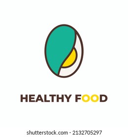 Healthy food logo for consumption