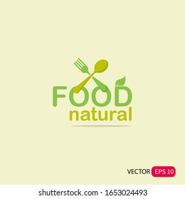 healthy food logo design. perfect for business, brand, web etc.