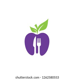 Healthy Food Logo design Template