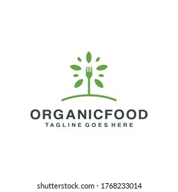 Healthy Food Logo Design Template