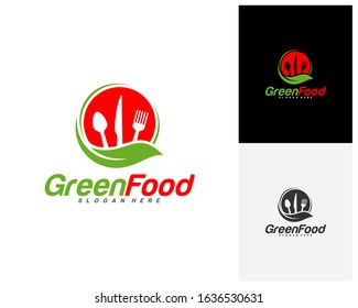 
Healthy Food logo design vector. Nature Food logo template. Restaurant, food court, cafe logo concept. Icon symbol. Illustration