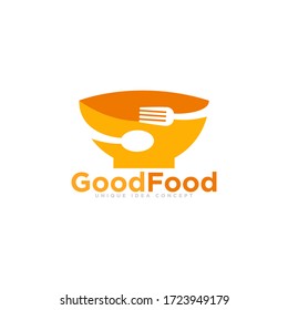 Healthy Food Logo Design Vector