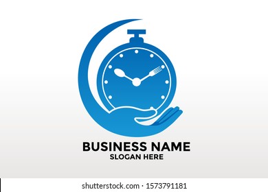 Healthy Food logo icon, Food logo design template vector, Cafe or Restaurant emblem